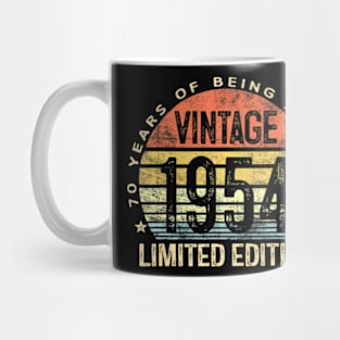 70 Year Old 1954 Limited Edition 70Th Birthday Mug